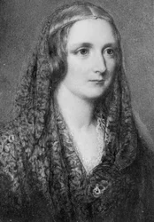 Mary Shelley, ein idealisiertes Porträt nach ihrem Tod